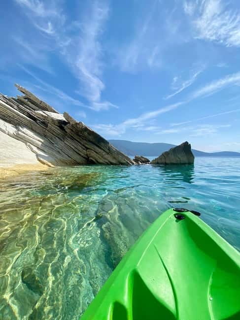 From Saranda: Lukova Kayak & SUP Tour with Transfer - Visiting Lukova Caves and Hidden Beaches