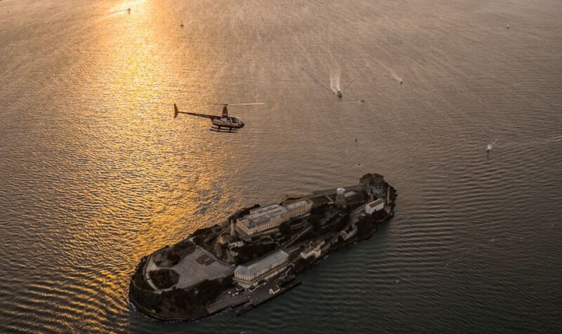 From Sausalito: San Francisco and Alcatraz Helicopter Tour - Logistics and Group Size