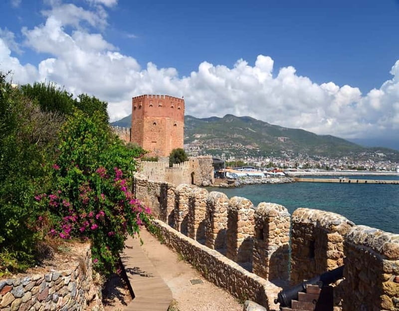 From Side/Alanya: Alanya City Tour w/Lunch, Boat & Cable Car - Swimming at Cleopatra Beach and Visiting Damlata Cave
