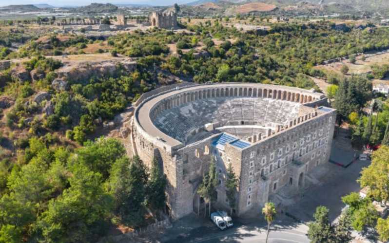 From Side: Perge, Aspendos and Kursunlu Trip - Visiting Aspendos: Home to One of the Best Preserved Theaters
