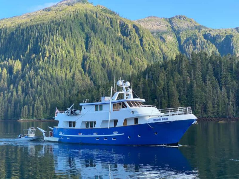 From Sitka: All inclusive Private Yacht Cruise of SE Alaska - The Yacht: Comfort and Style in the Alaskan Wilderness