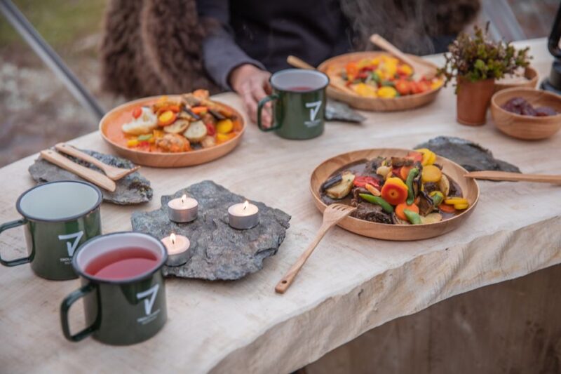 From Skjeggedal: Trolltunga Sunset Winter Overnight tour - The Challenging Winter Hike to Trolltunga