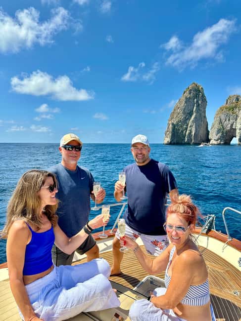 From Sorento: Capri Boat Tour with Caves and Swimming - Key Points