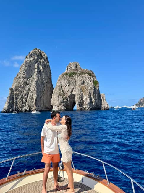 From Sorento: Capri Boat Tour with Caves and Swimming - Scenic Photo Opportunities at the Faraglioni Rocks