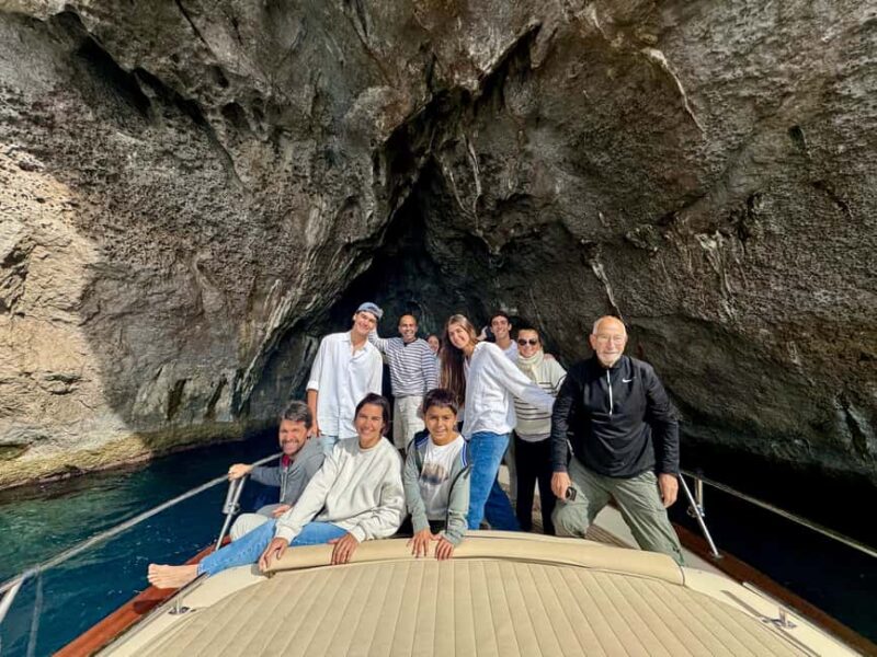 From Sorento: Capri Boat Tour with Caves and Swimming - Exploring Anacapri and the Green Grotto