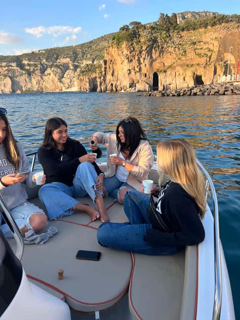 From Sorrento: Amalfi Coast Private Boat Tour with Skipper - Authentic Local Flavors and Optional Lunch Stops