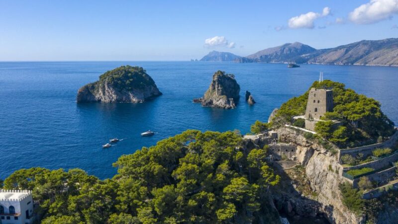 From Sorrento: Capri and Positano Private Day Cruise - Exploring Capri: Caves, Landmarks, and Swimming Stops