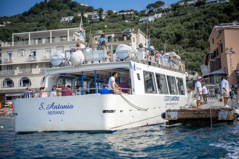 From Sorrento/Nerano: Capri Island Cruise with Guide Onboard - Key Points