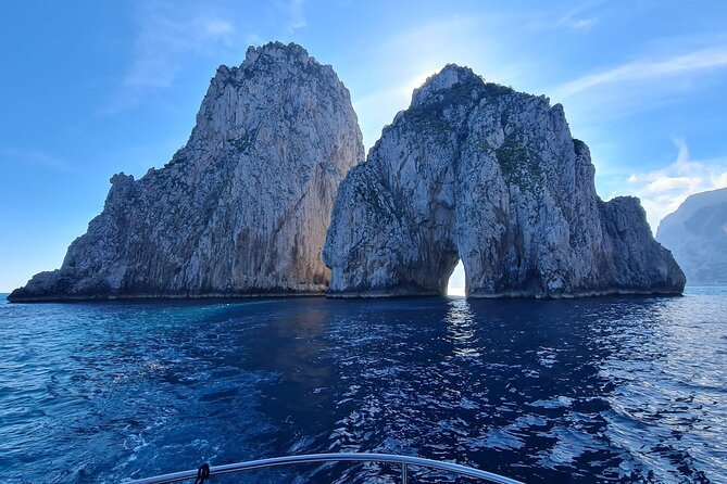 From Sorrento or Positano: Capri Island Private Boat Day Tour - Snorkeling, Swimming, and Onboard Comforts