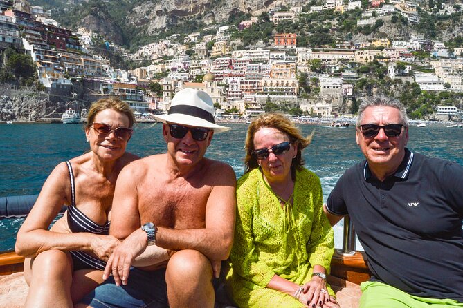 From Sorrento: Positano Private Boat Day Tour - Comfortable Amenities on Board for a Relaxing Day