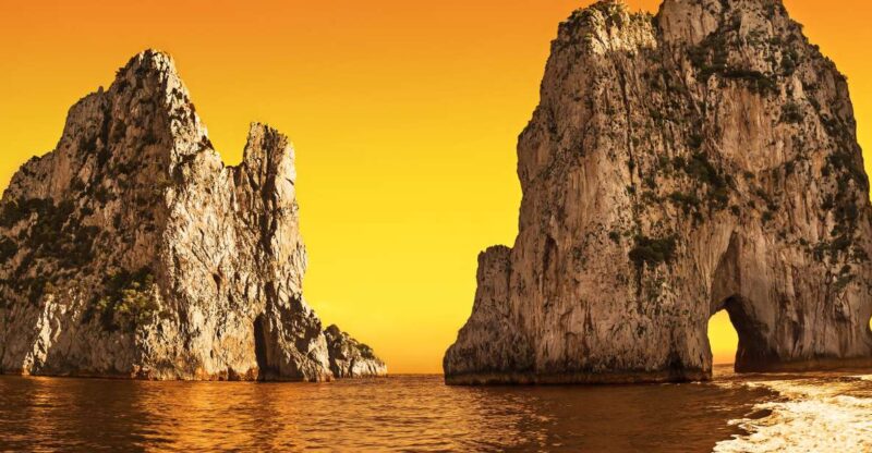 From Sorrento: Private Sunset Cruise with stop for Dinner - Key Points