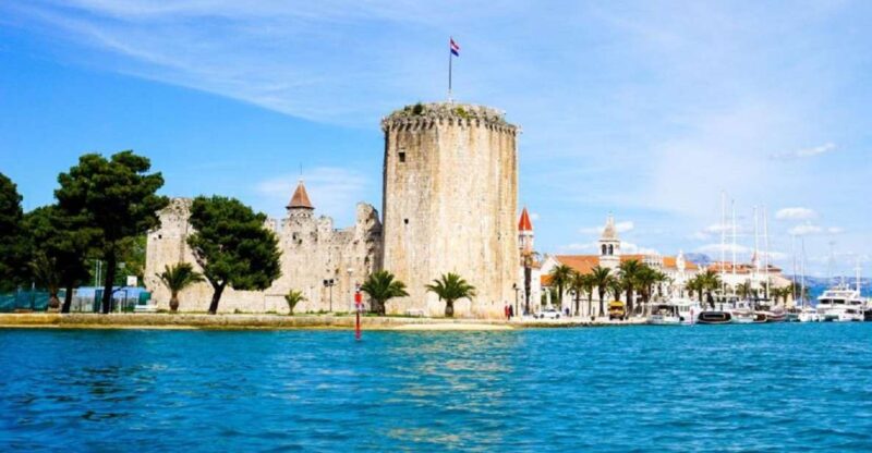 From Split: Blue Lagoon, olta, and Trogir Speedboat Tour - Exploring Trogir’s Historic Charm and Architectural Gems