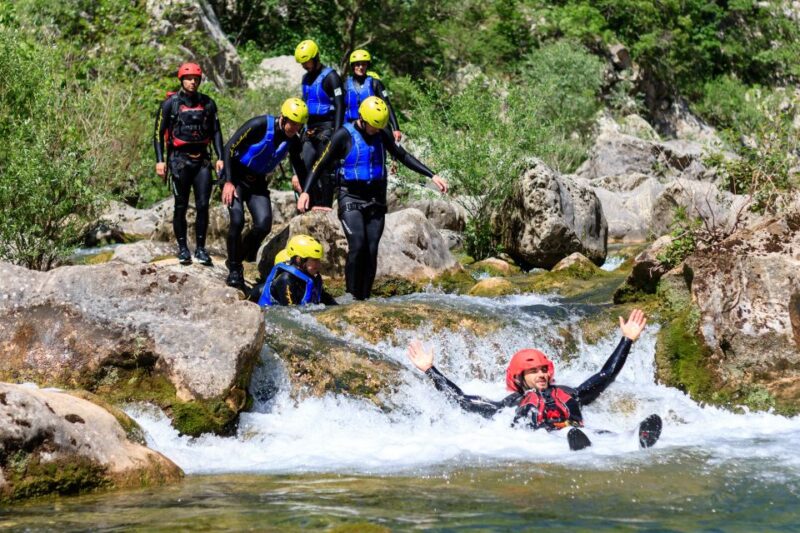 From Split or Zadvarje: Cetina River Canyoning - Logistics: Meeting Points and Duration