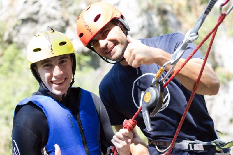 From Split or Zadvarje: Extreme Canyoning on Cetina River - Physical Requirements and Suitability