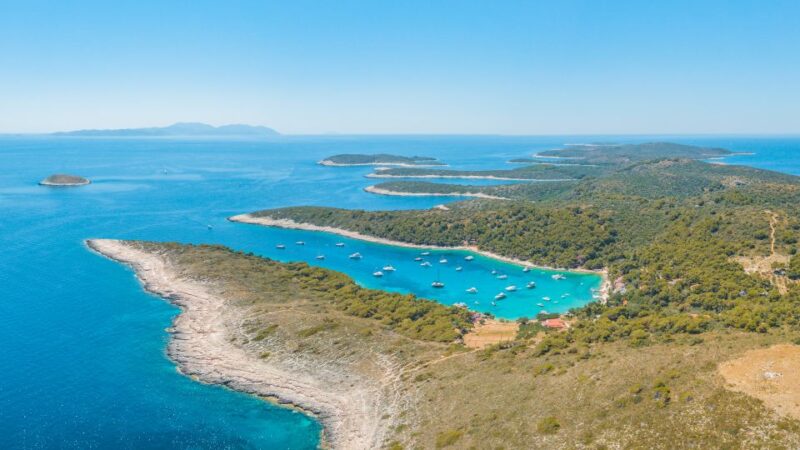 From Split: Trogir & Blue Lagoon Boat Tour with Snorkeling - Blue Lagoon Snorkeling and Beach Relaxation
