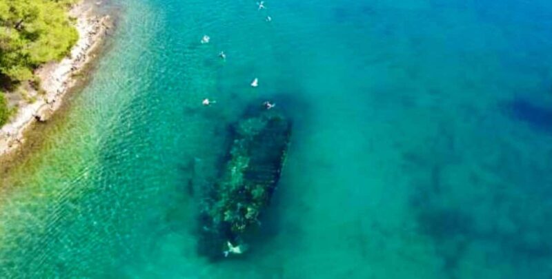 From Split:Private boat tour:Trogir, Blue Lagoon & Solinska - Zooming to the Blue Lagoon Bay