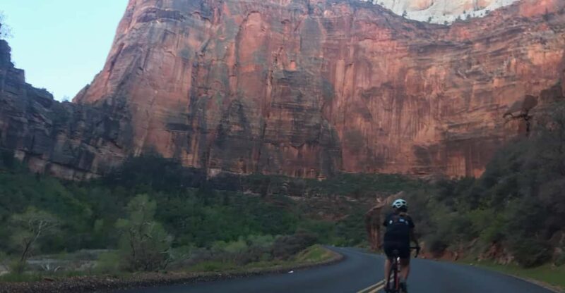 From Springdale: Zion Sunset Biking/eBiking Tour - Riding Along Zion’s Scenic Parus Trail