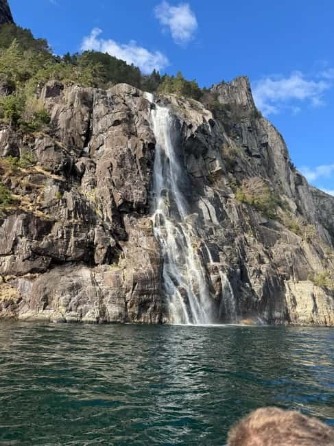 From Stavanger: Lysefjorden & Pulpit Rock Safari by RIB - Encountering Hengjanefossen Waterfall and the Fjord’s Beauty
