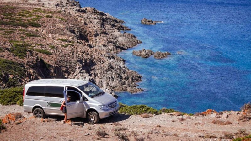 From Stintino: Asinara minivan tour - Visiting Cala di Sgombro di Dentro and Cala Reale for Snorkelling and Relaxation