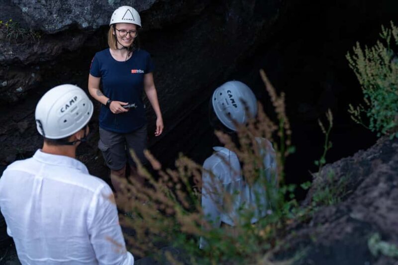 From Taormina: Etna Tour with Hiking, Cave Visit, & Tastings - Key Points