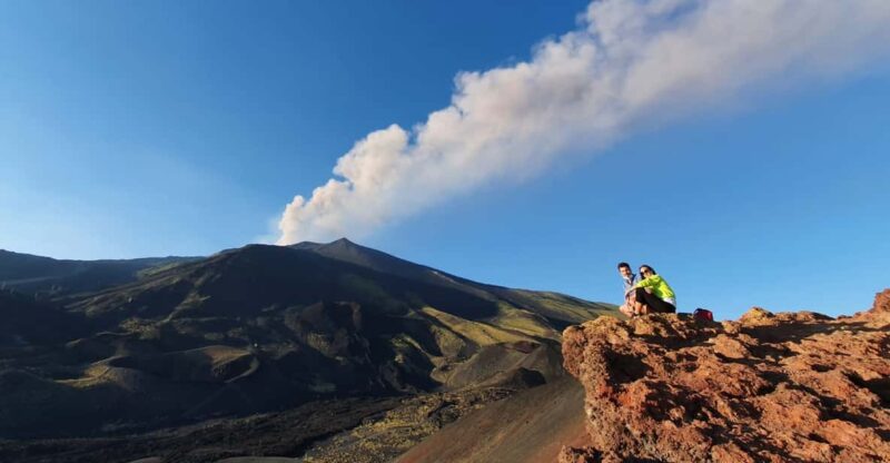 From Taormina: Etna Tour with Hiking, Cave Visit, & Tastings - Mount Etna: The Volcanic Landscape from Rifugio Sapienza