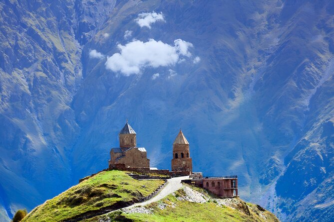 From Tbilisi Daytrip Kazbegi Gudauri & Zhinvali Guided Group Tour - Stepantsminda and the Majesty of Mount Kazbek