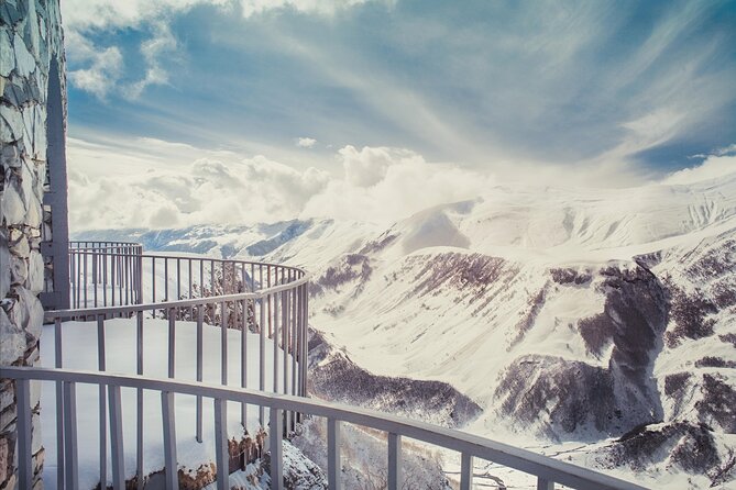 From Tbilisi Daytrip Kazbegi Gudauri & Zhinvali Guided Group Tour - Savor Honey and Chacha at Kvemo Mleta