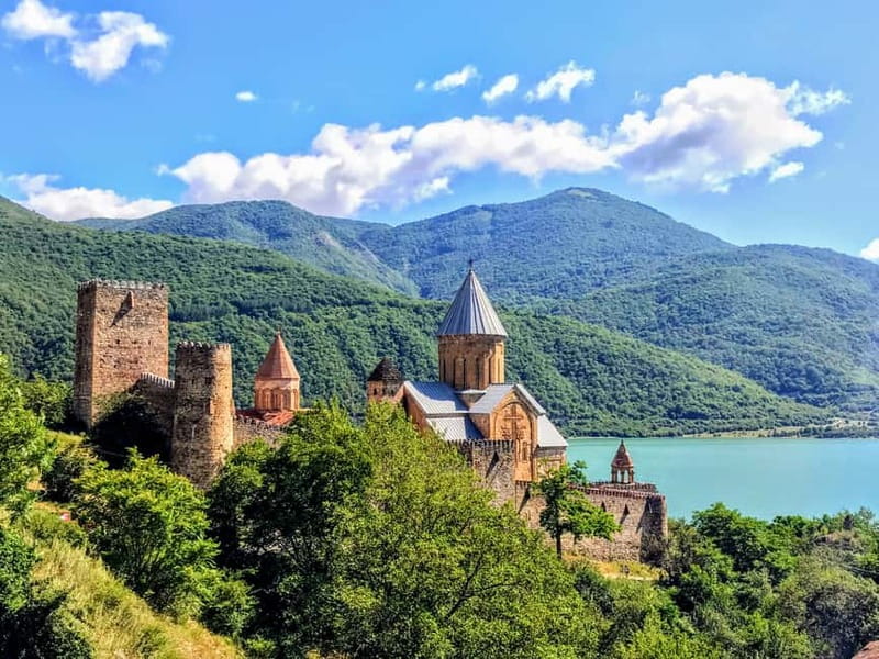 From Tbilisi: Kakheti and Kazbegi 2-Day 4X4 Jeep Tour pack - Visiting the Rainbow Mountains and David Gareji Monastery