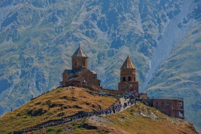 From Tbilisi: Kazbegi, Gudauri & Ananuri Day Trip - Stepantsminda: The Town at Mount Kazbek’s Foot