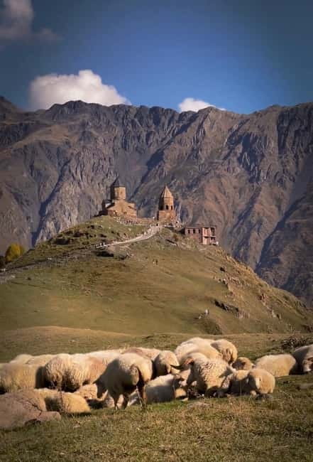 From Tbilisi: Private Day Trip Gudauri and Kazbegi Mountains - The Scenic Clifftop View at Gudauri