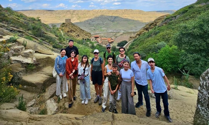From Tbilisi: Rainbow Mountain & David Gareja Monastery Trip - Walking into the Rainbow Mountains