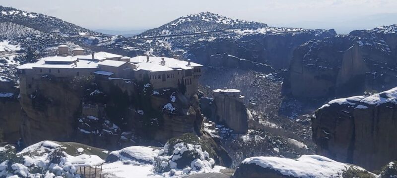 From Thessaloniki: Private Day Trip to Meteora with Transfer - Exterior and Interior Views of Meteora’s Iconic Monasteries