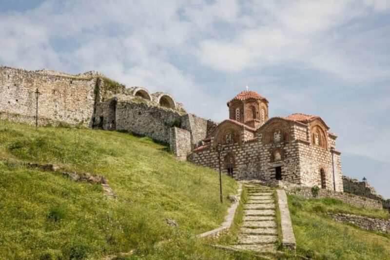 From Tirana/Durres/Golem: Berat (UNESCO) & Belshi Lake tour. - Exploring Mangalem and Gorica Neighborhoods