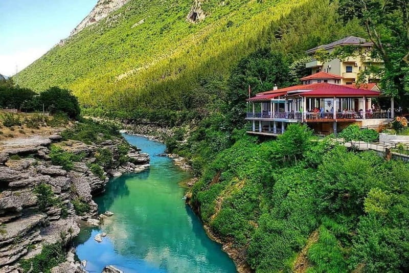 From Tirana/Durres/Golem:Permet, Canyon & Thermal Baths. - The Pristine Vjosa River and Permet City Highlights