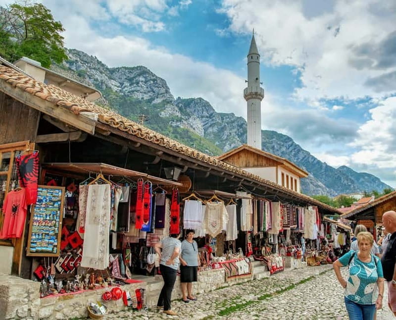 From Tirana: Guided Tour of Kruja and the Sari Salltik Cave - Discovering Kruja’s Old Bazaar and City Center