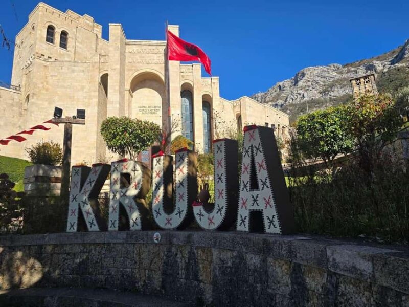 From Tirana: Kruja Castle, Old Bazaar & Sari Salltik View - Free Time and Lunch Options in Kruja
