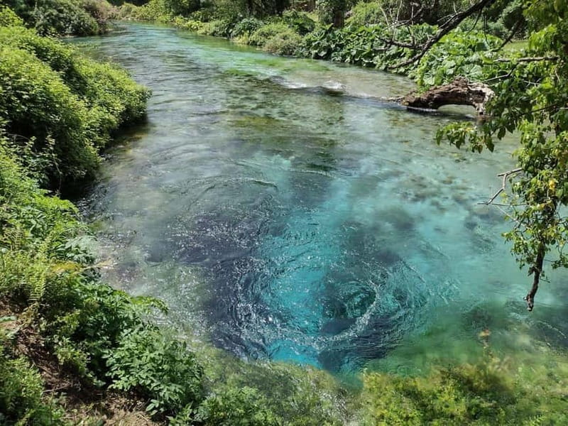 From Tirana: Saranda, Blue Eye, Ksamil Islands Boat Tour - Visiting the Blue Eye Spring: Nature’s Fairy Tale
