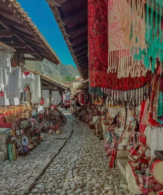 From Tirana/Shkoder: Kruja Castle, Old Bazaar, Sari Salltik - Discovering the vibrant Kruja Old Bazaar and artisan shops