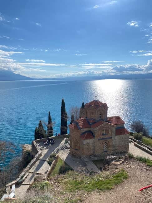 From Tirana : Visit Ohrid , Struga / North Macedonia - Visiting the Church of Saints Clement and Panteleimon