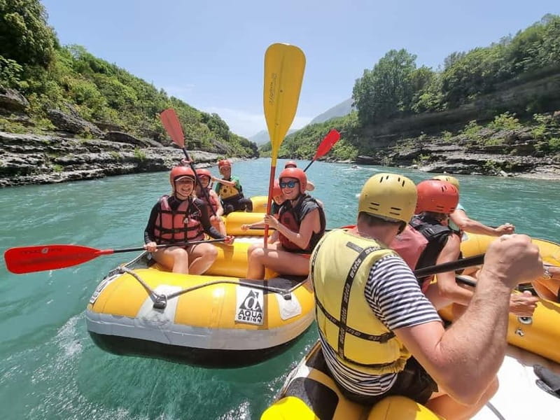 From Tirana: Vjosa Rafting & Benja Thermal Baths Day Tour - Authentic Refreshments and Local Cuisine