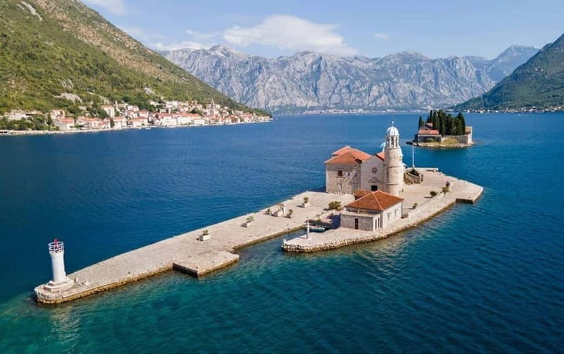 From Tivat: Blue Cave, Herceg Novi, Lady of the Rocks - Swimming and Blue Cave Excursion at Anjice Beach