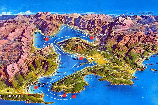 From Tivat/Kotor: Whole Boka Bay Guided Cruise, Comfortable Ship - Logistics and Practical Details