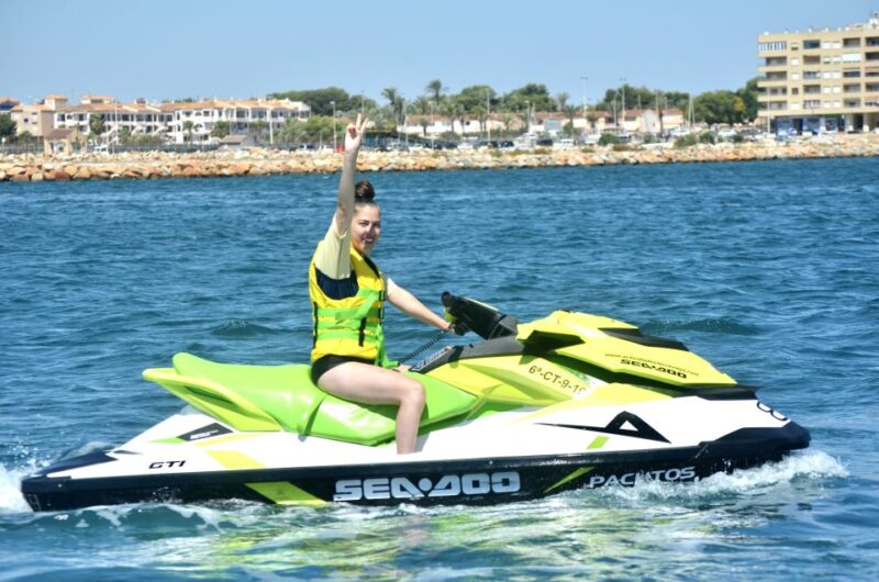 from Torrevieja: Jet ski tour without a license. - Exploring Torreviejas Coast by Jet Ski