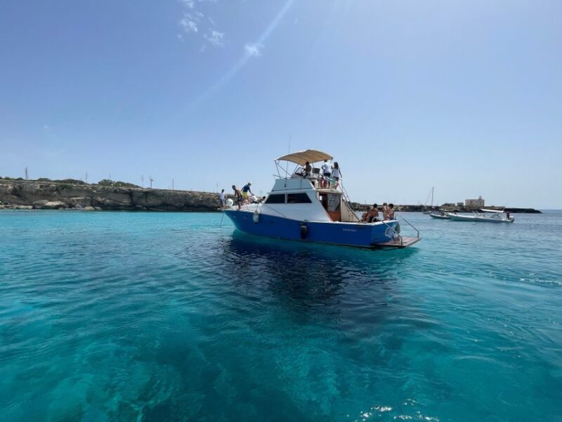 From Trapani: Favignana and Levanzo Yacht Tour with Stops - Exploring Favignana by Sea and Land