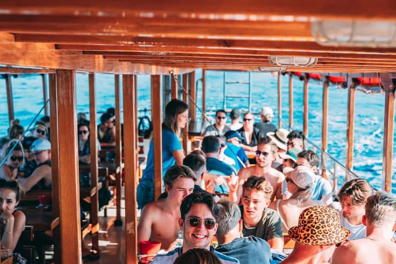 From Trogir: Blue Lagoon & olta Cruise with Lunch & Drinks - Returning Cruise and Refreshing Watermelon Snack