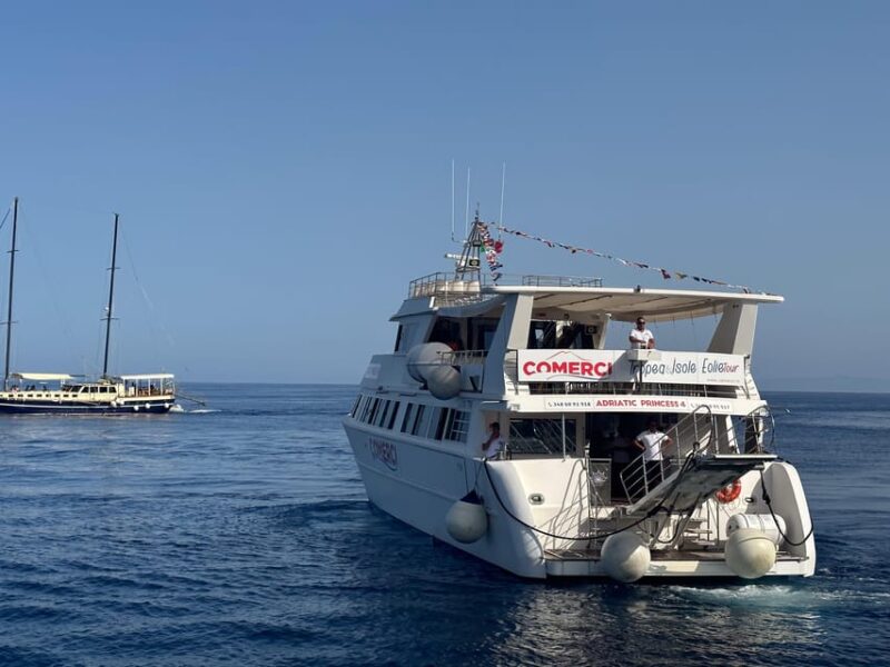 From Tropea: Vulcano Lipari Sciara By Day - Discovering Liparis Ancient Ruins and Archaeological Sites
