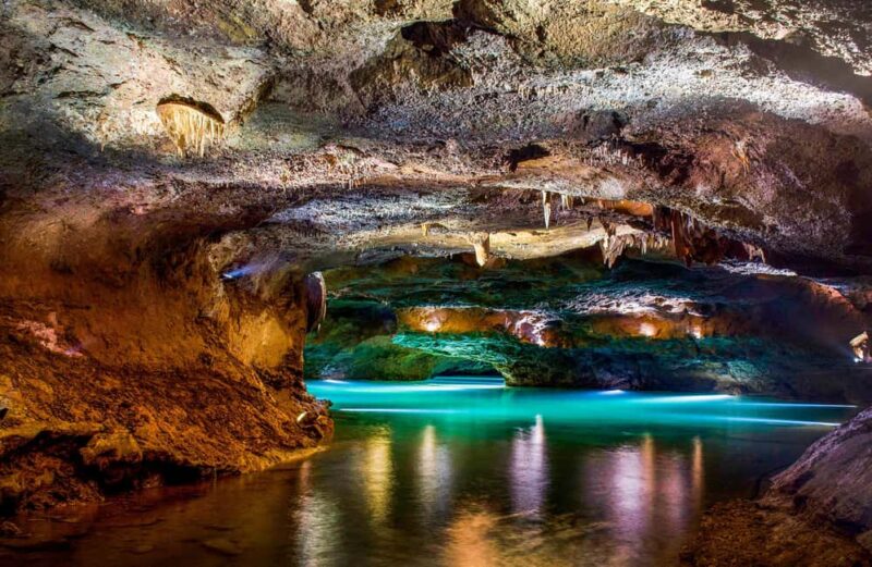 From Valencia: Bus + Cueva de Sant Josep Boat Tour + Guide - Foot Exploration in the Dry Gallery