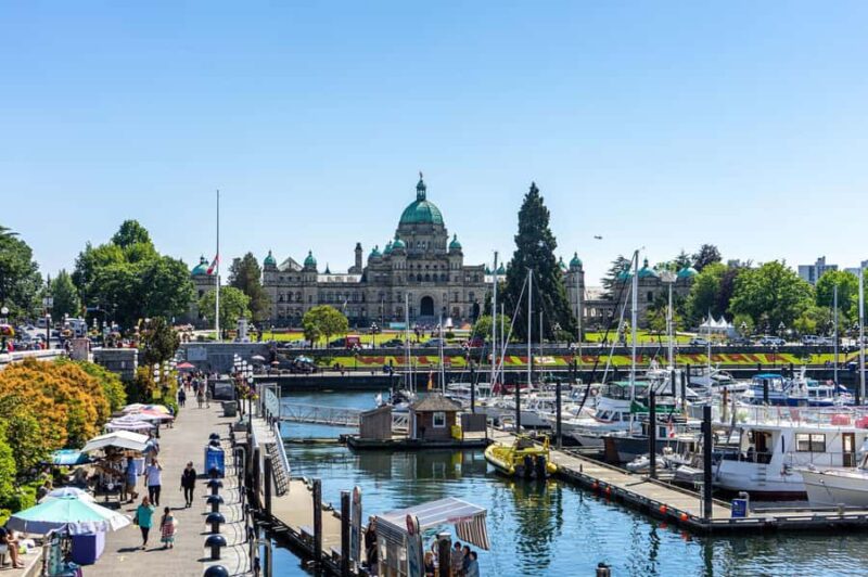 From Vancouver: Butchart Gardens & Victoria Sightseeing Tour - Victorias Landmark Highlights and City Tour