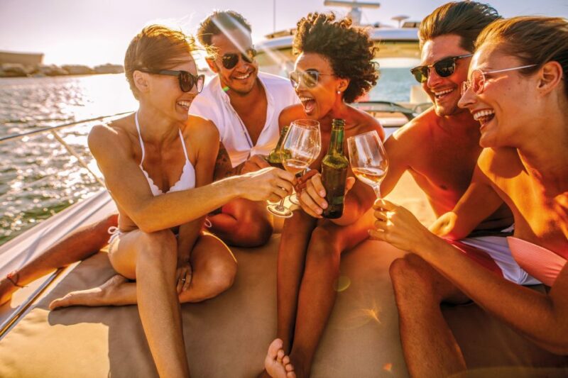 From Vilamoura: Sunset Catamaran Experience - Visiting Famous Caves and Rock Formations Along the Algarve Coast