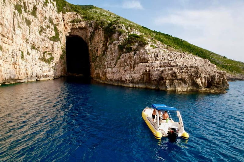 From Vlore: Haxhi Ali Cave & Karaburun Speedboat Tour - Relaxing at St. Vasil Beach for 1.5 Hours